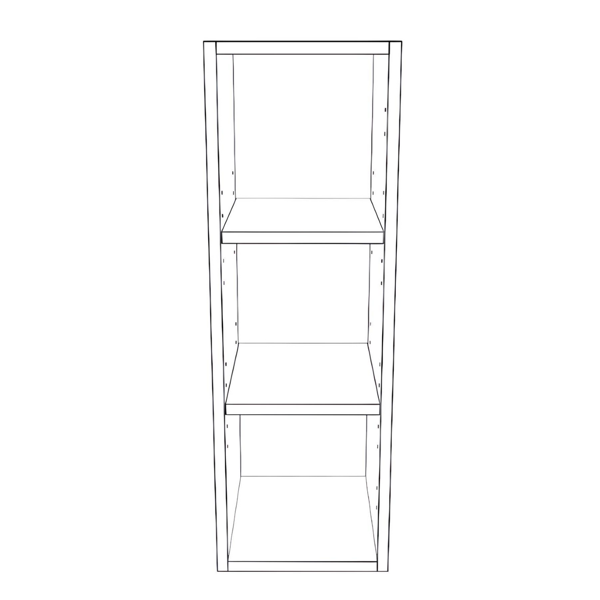 10" Wide x 30" High Wall Cabinet - Painted Doors
