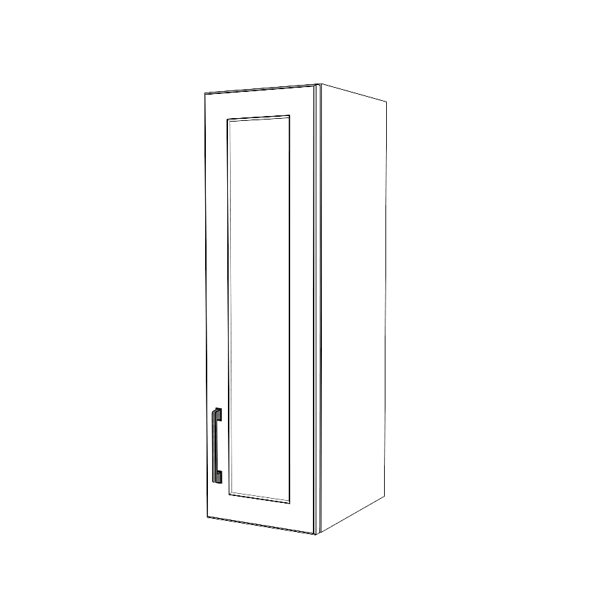 10" Wide x 34" High Wall Cabinet - Painted Doors