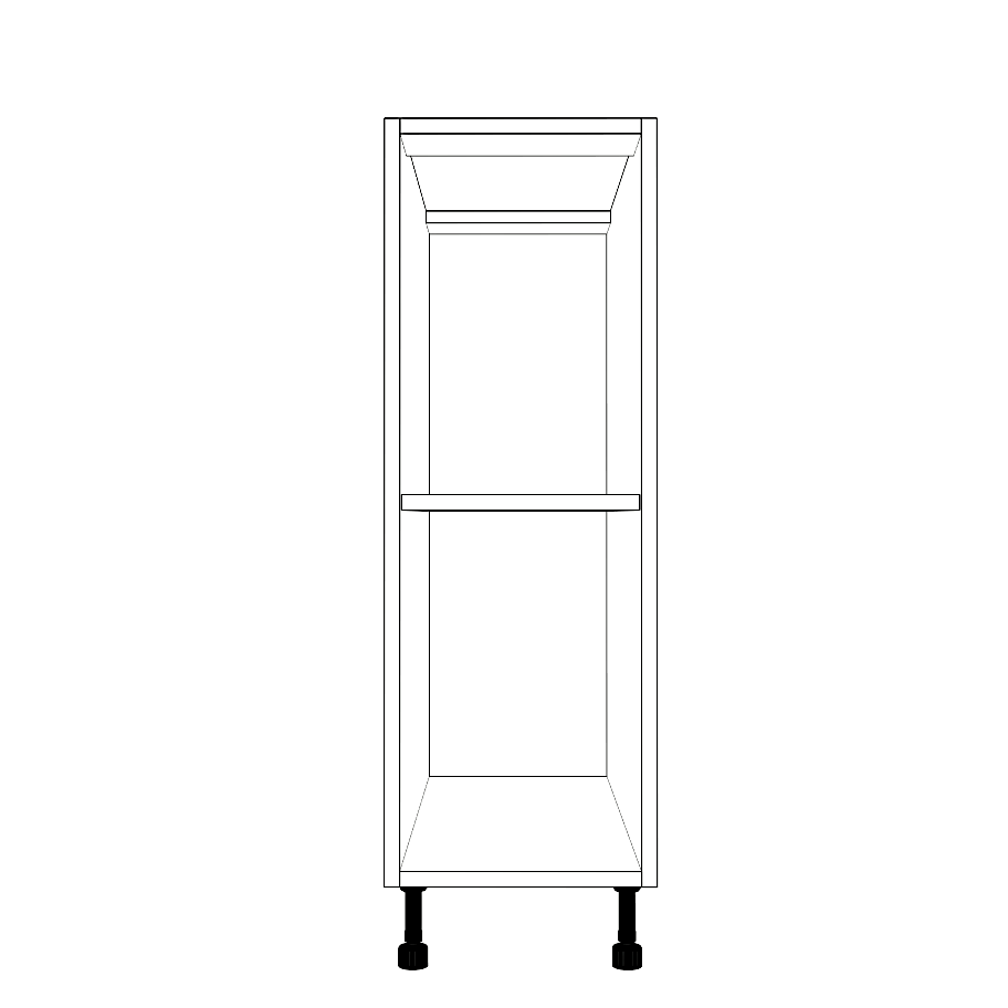 11" Wide Base Cabinet - Thermofoil Doors