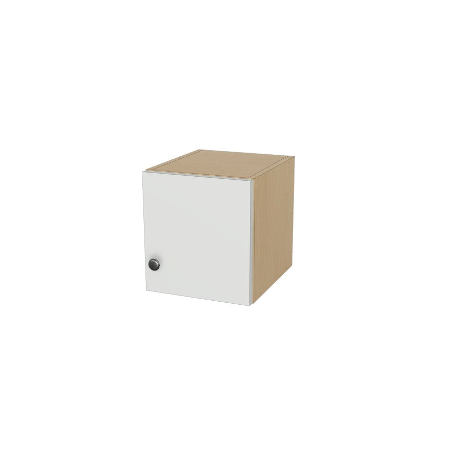 11" Wide x 12" High Wall Cabinet - (Hardrock Maple Boxes - Flat Panel Doors)