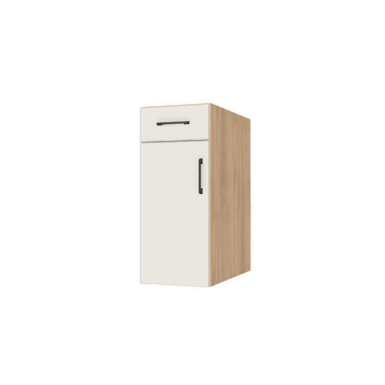 13" Wide Base Cabinet With Drawer On Top - (Ply Wood Boxes - Flat Panel Doors)