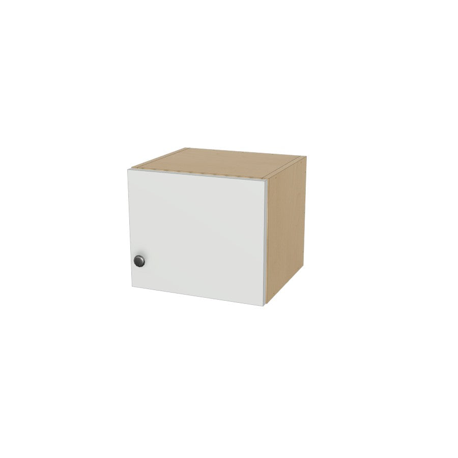 14" Wide x 12" High Wall Cabinet - (Hardrock Maple Boxes - Flat Panel Doors)