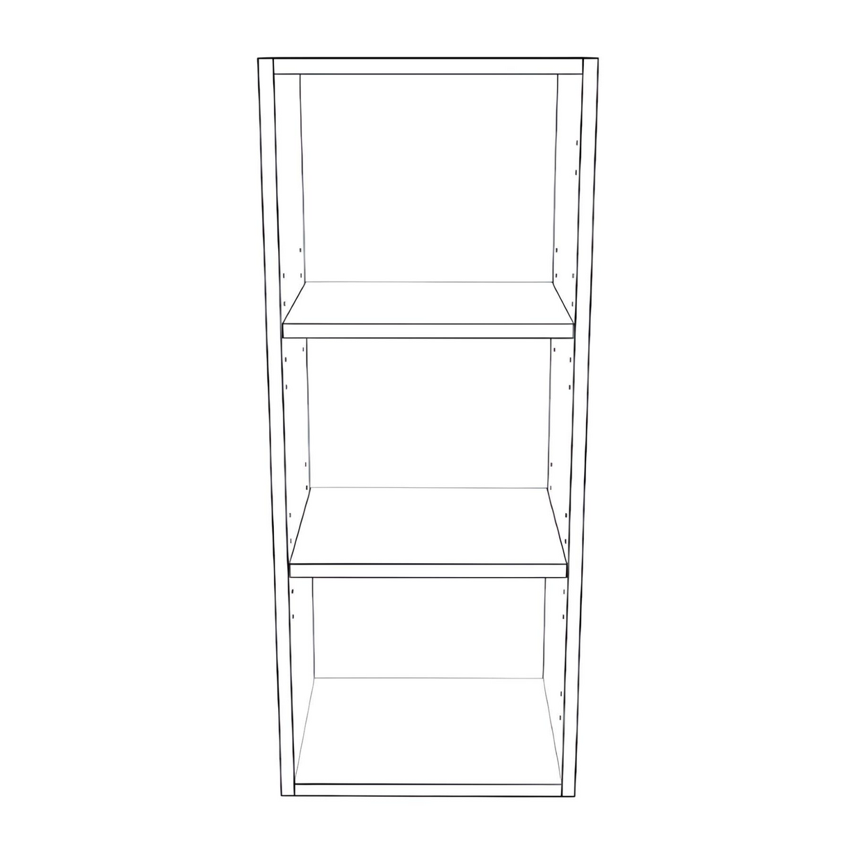 14" Wide x 34" High Wall Cabinet - Painted Doors
