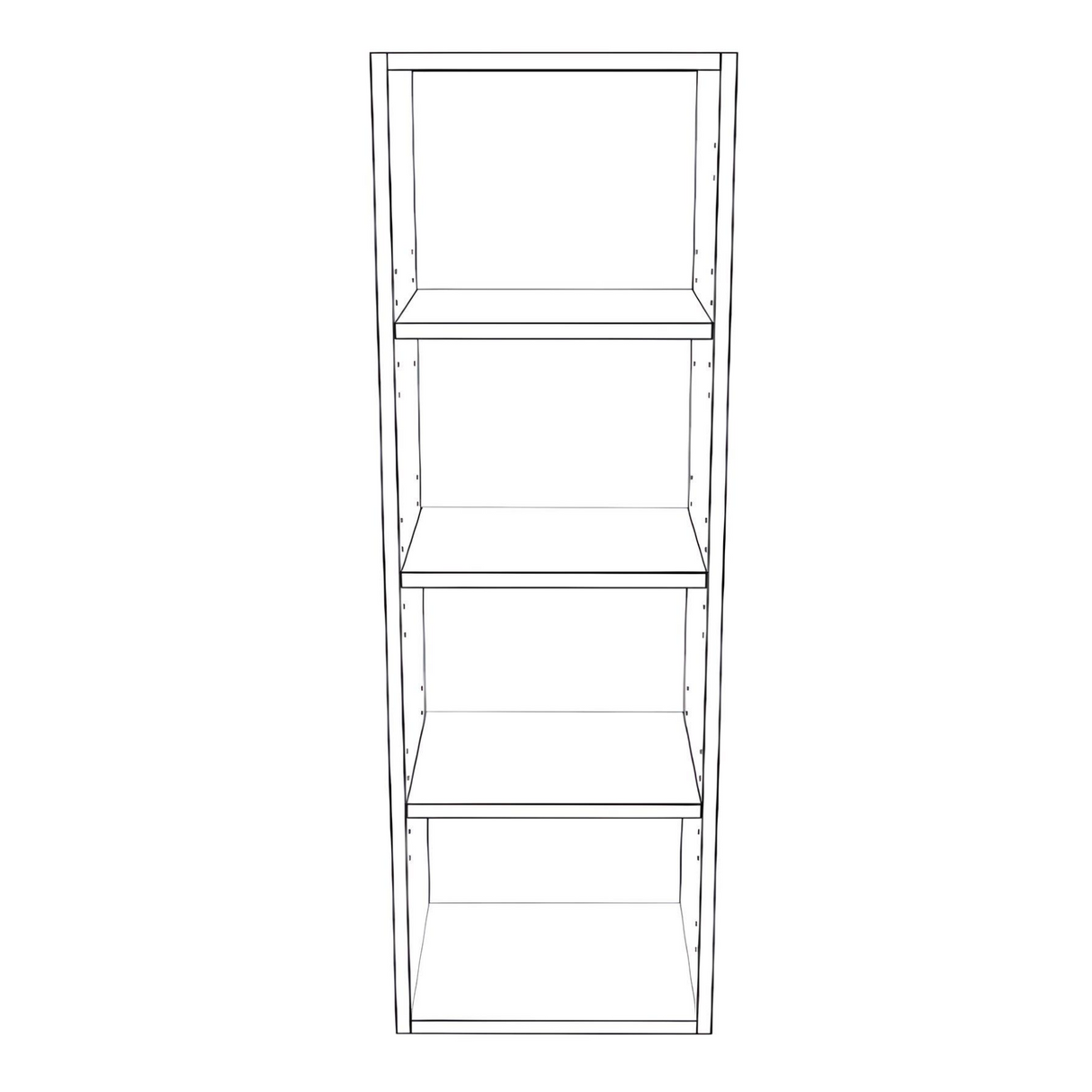 14" Wide x 42" High Wall Cabinet - Thermofoil Doors