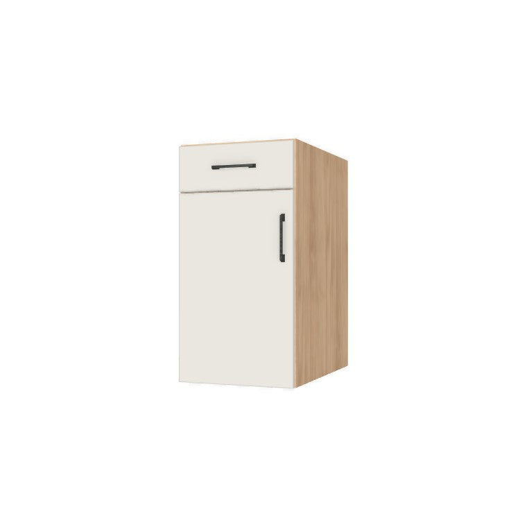 16" Wide Base Cabinet With Drawer On Top - (Ply Wood Boxes - Flat Panel Doors)