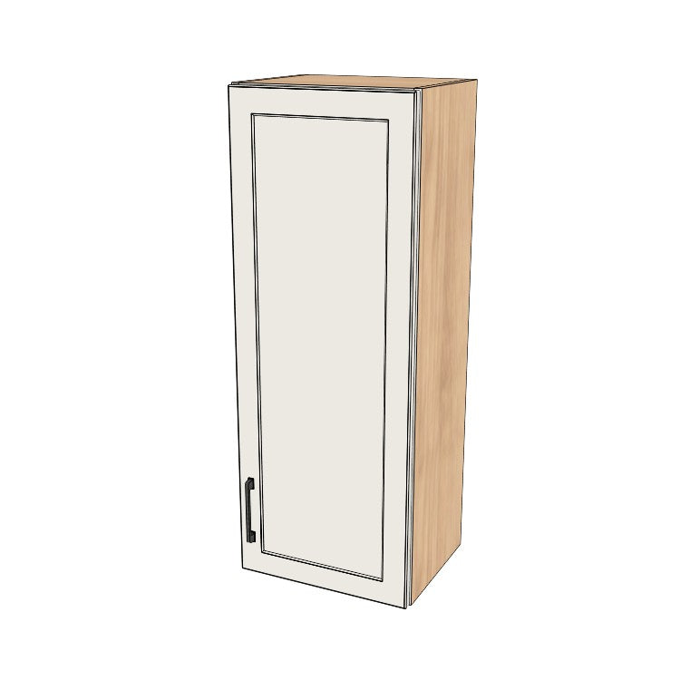 16" Wide x 42" High Wall Cabinet - (Hardrock Maple Melamine Boxes - Thermofoil Doors)