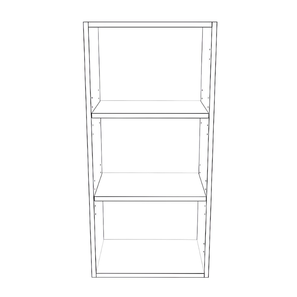 17" Wide x 36" High Wall Cabinet - Thermofoil Doors