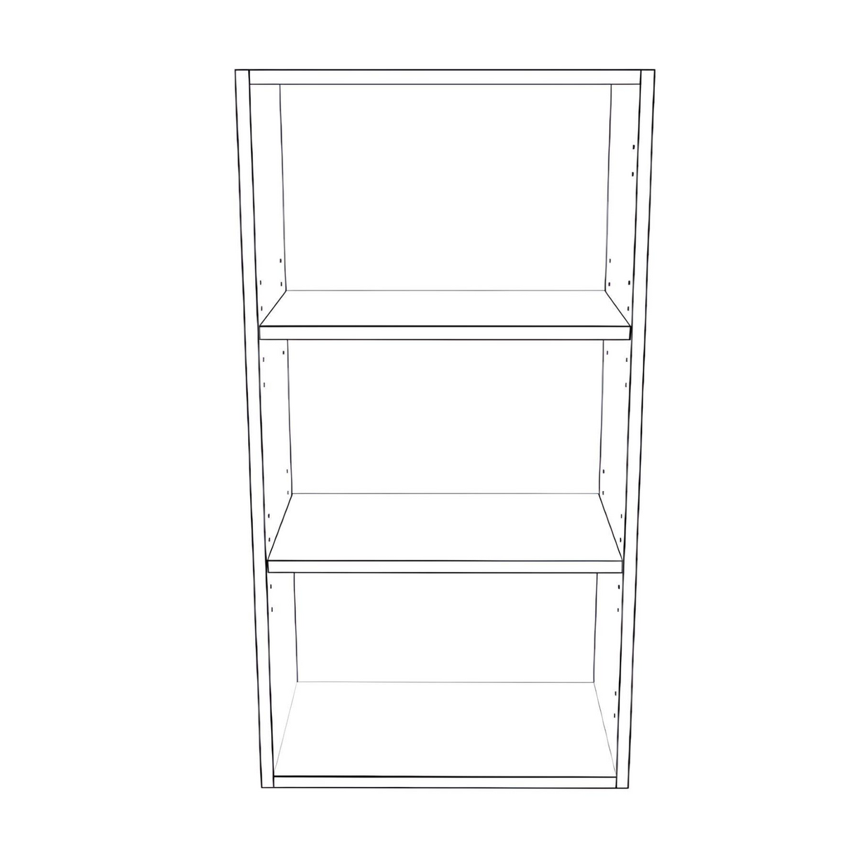 19" Wide x 36" High Wall Cabinet - Painted Doors