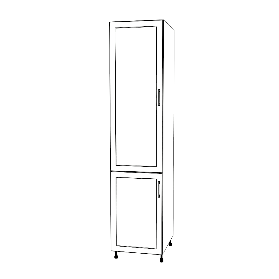 20" Wide Tall Pantry Cabinet - Painted Doors