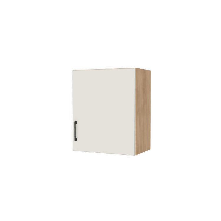20" Wide x 24" High Wall Cabinet - (Hardrock Maple Melamine Boxes - Flat Panel Doors)