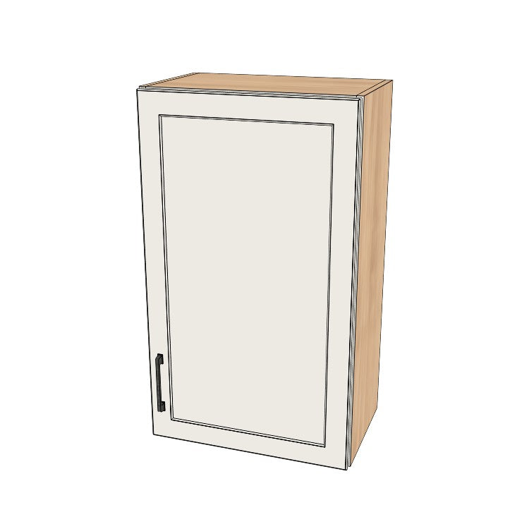 20" Wide x 34" High Wall Cabinet - (Hardrock Maple Melamine Boxes - Thermofoil Doors)