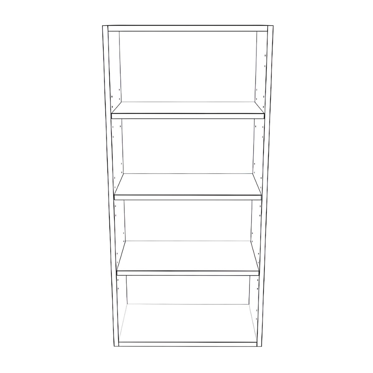 20" Wide x 42" High Wall Cabinet - Thermofoil Doors