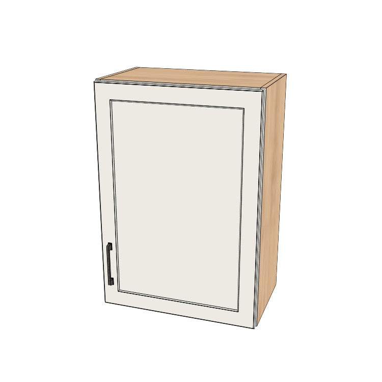 21" Wide x 30" High Wall Cabinet - (Hardrock Maple Melamine Boxes - Thermofoil Doors)