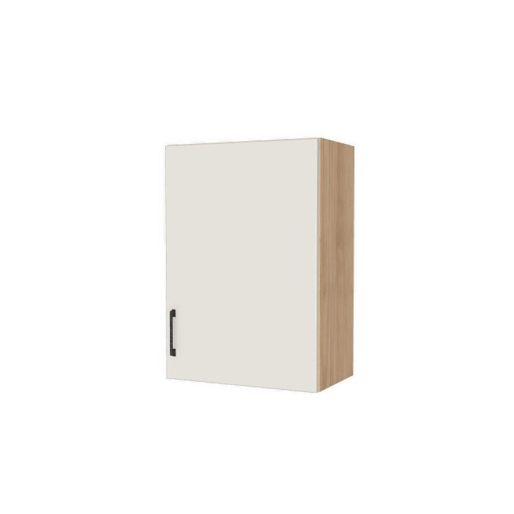 21" Wide x 30" High Wall Cabinet - (Hardrock Maple Melamine Boxes - Flat Panel Doors)