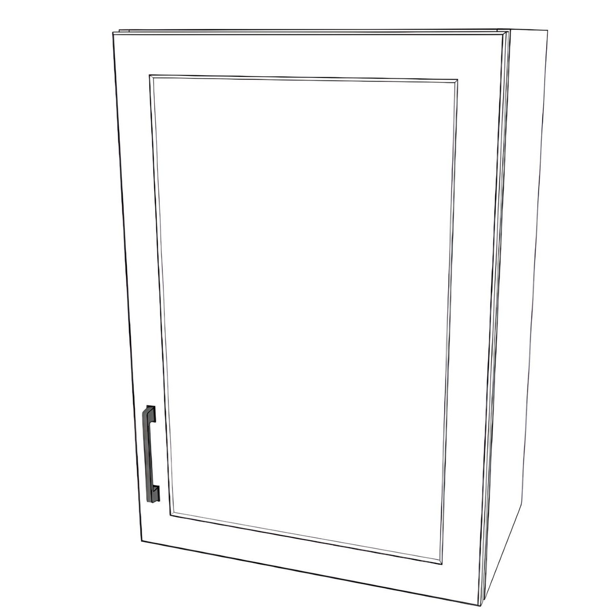 21" Wide x 30" High Wall Cabinet - Painted Doors