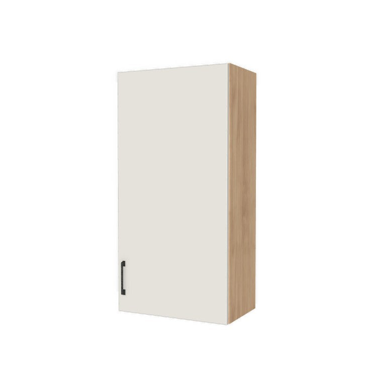 21" Wide x 42" High Wall Cabinet - (Hardrock Maple Melamine Boxes - Flat Panel Doors)