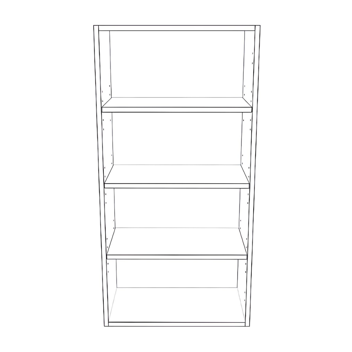 21" Wide x 42" High Wall Cabinet - Thermofoil Doors