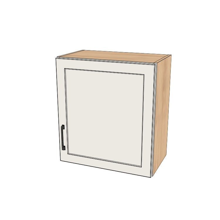 22" Wide x 24" High Wall Cabinet - (Hardrock Maple Melamine Boxes - Thermofoil Doors)