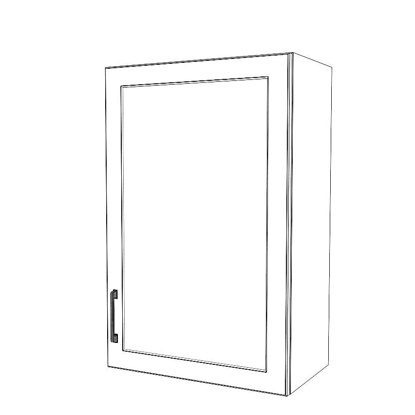 22" Wide x 34" High Wall Cabinet - Thermofoil Doors