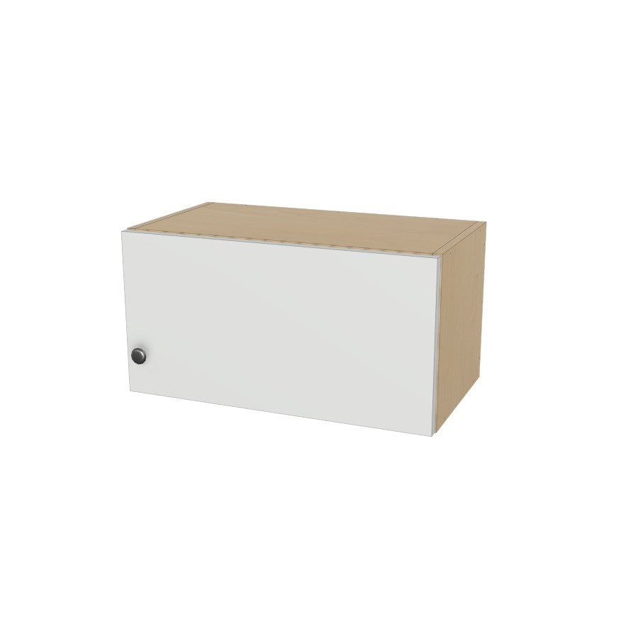 23" Wide x 12" High Wall Cabinet - (Hardrock Maple Boxes - Flat Panel Doors)