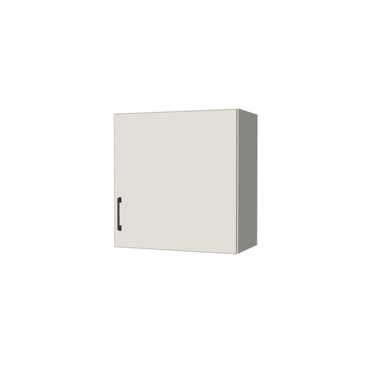 23" Wide x 24" High Wall Cabinet - (White Melamine Boxes - Flat Panel Doors)