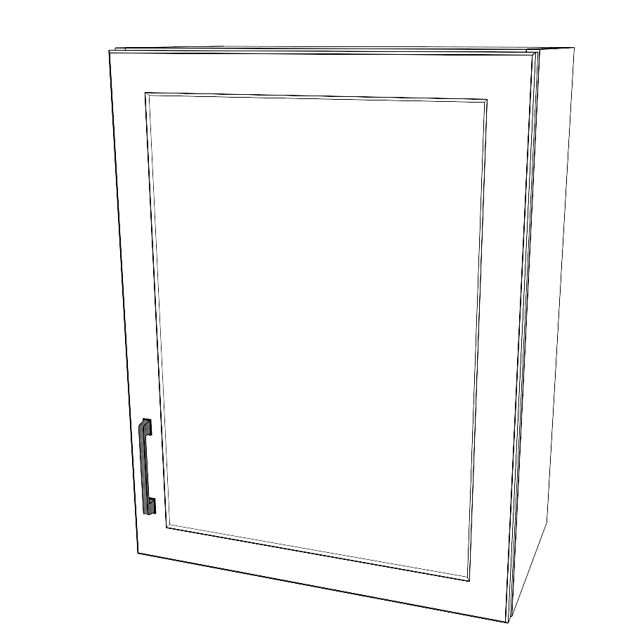 23" Wide x 30" High Wall Cabinet - Painted Doors
