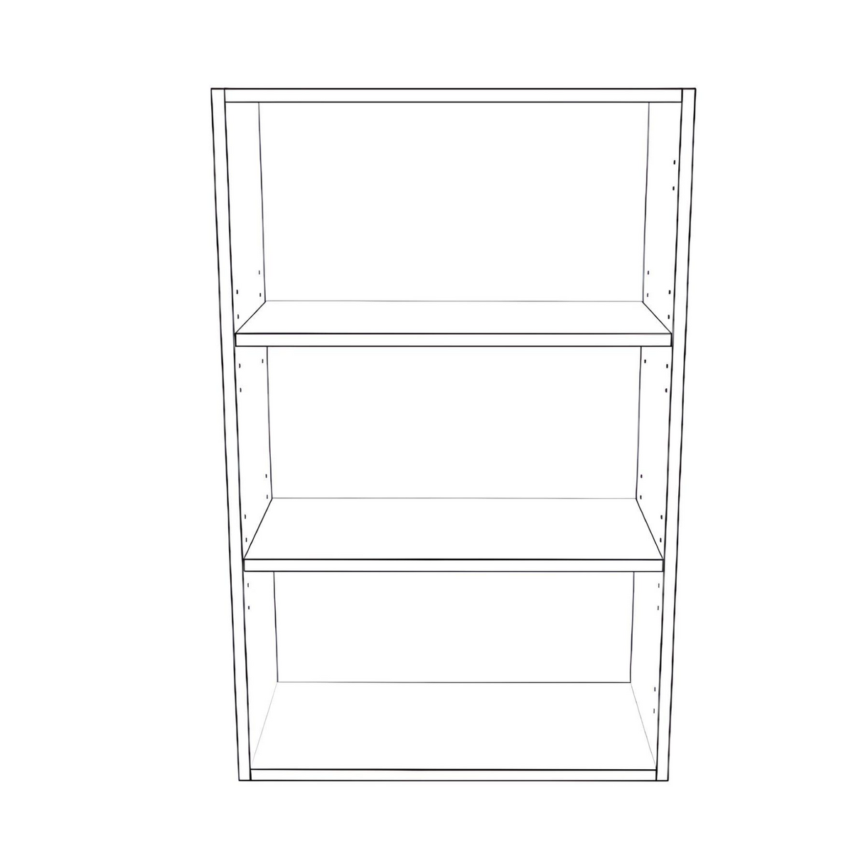 23" Wide x 36" High Wall Cabinet - Thermofoil Doors