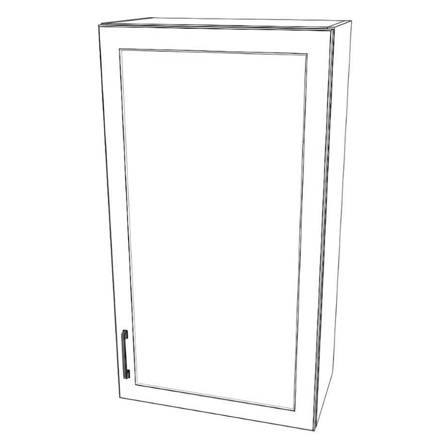23" Wide x 42" High Wall Cabinet - Painted Doors