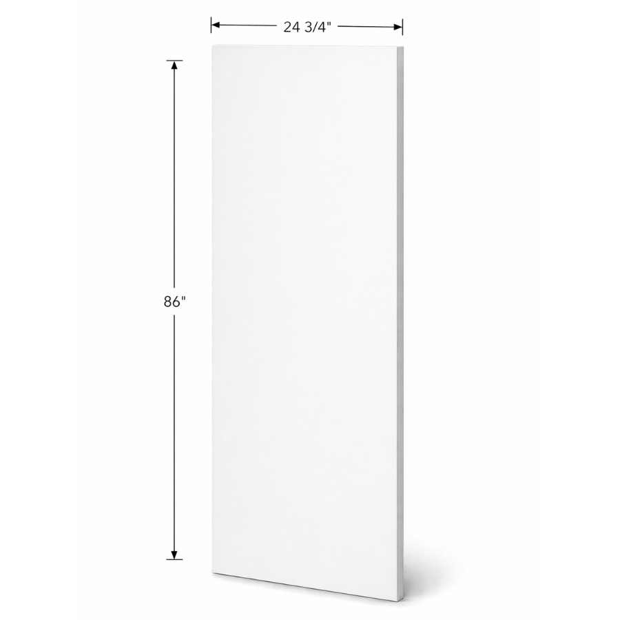 86" High Pantry Finished Side Panel - 24 3/4" Width x 86" High