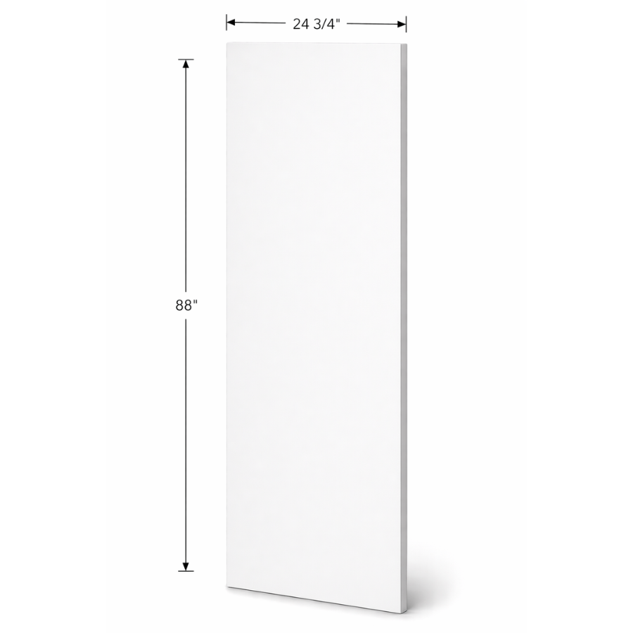 88" High Pantry Finished Side Panel - 24 3/4" Width x 88" High