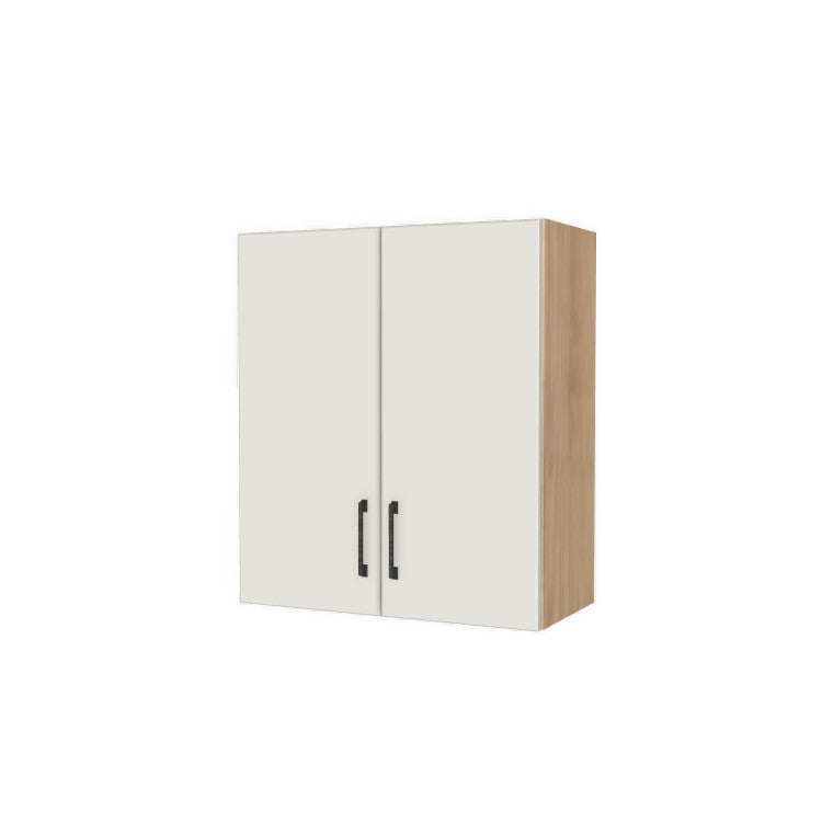 26" Wide x 30" High Wall Cabinet - (Hardrock Maple Melamine Boxes - Flat Panel Doors)
