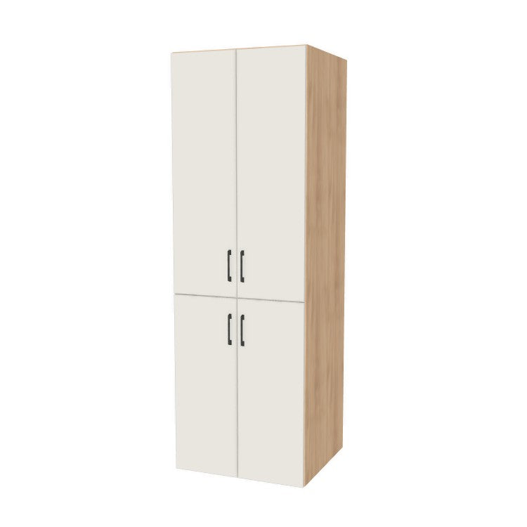 27" Wide Tall Pantry Cabinet - (Ply Wood Boxes - Flat Panel Doors) 24 D