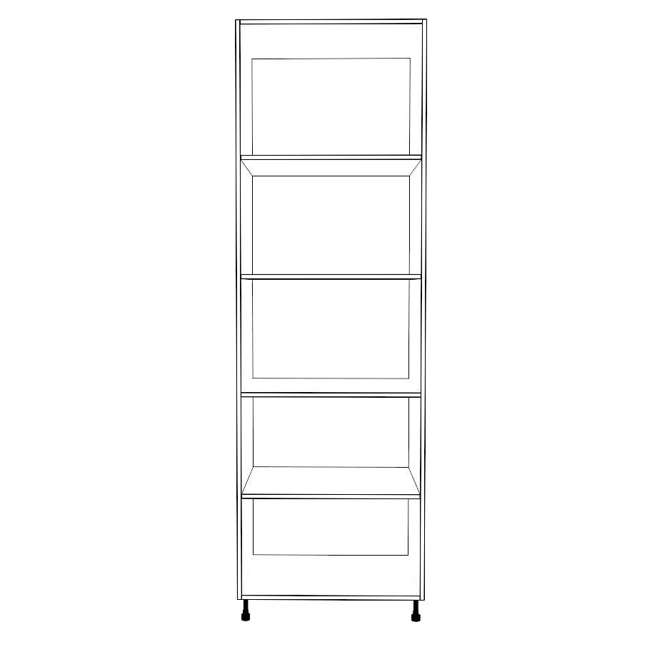 29" Wide Tall Pantry Cabinet - Painted Doors