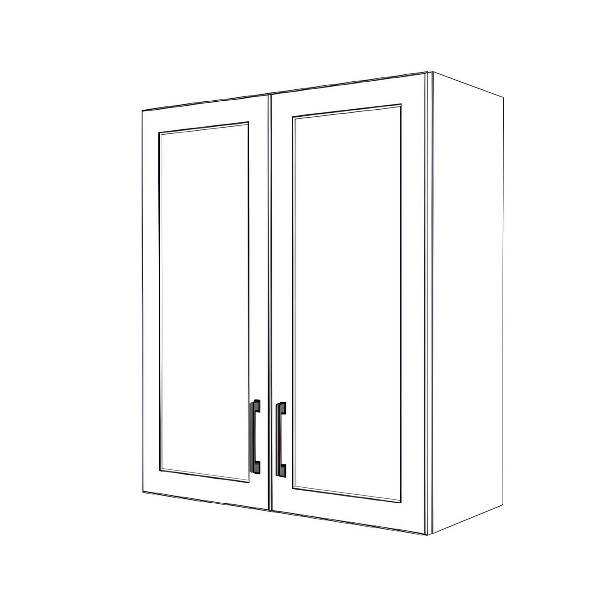 29" Wide x 34" High Wall Cabinet - Thermofoil Doors