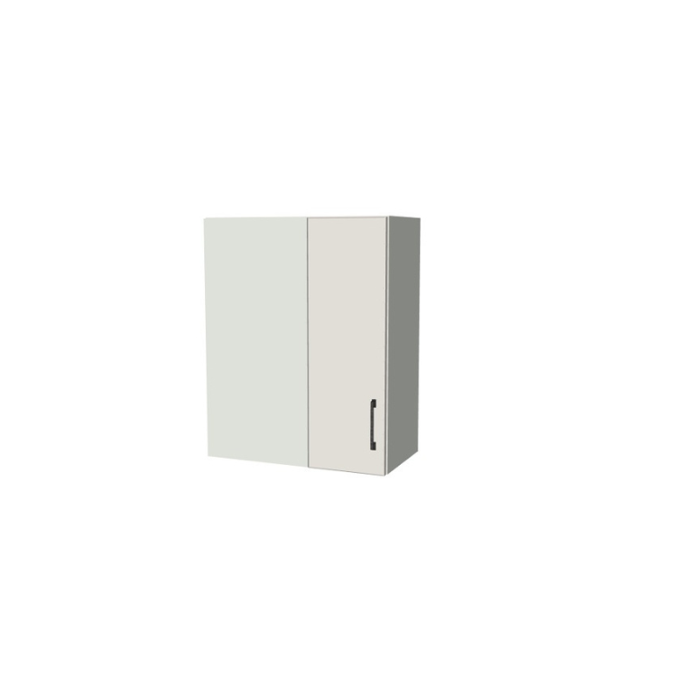 24" Wide 30" High Blind Corner Wall Cabinet - Door on Right/Left Side - (White Melamine Boxes - Flat Panel Doors)