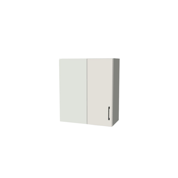 26" Wide 30" High Blind Corner Wall Cabinet - Door on Right/Left Side - (White Melamine Boxes - Flat Panel Doors)