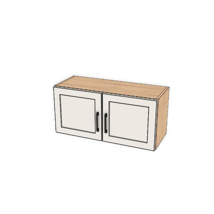 32" Wide x 15" High Fridge/Stove Cabinet - (Ply Wood Boxes - Painted Doors)