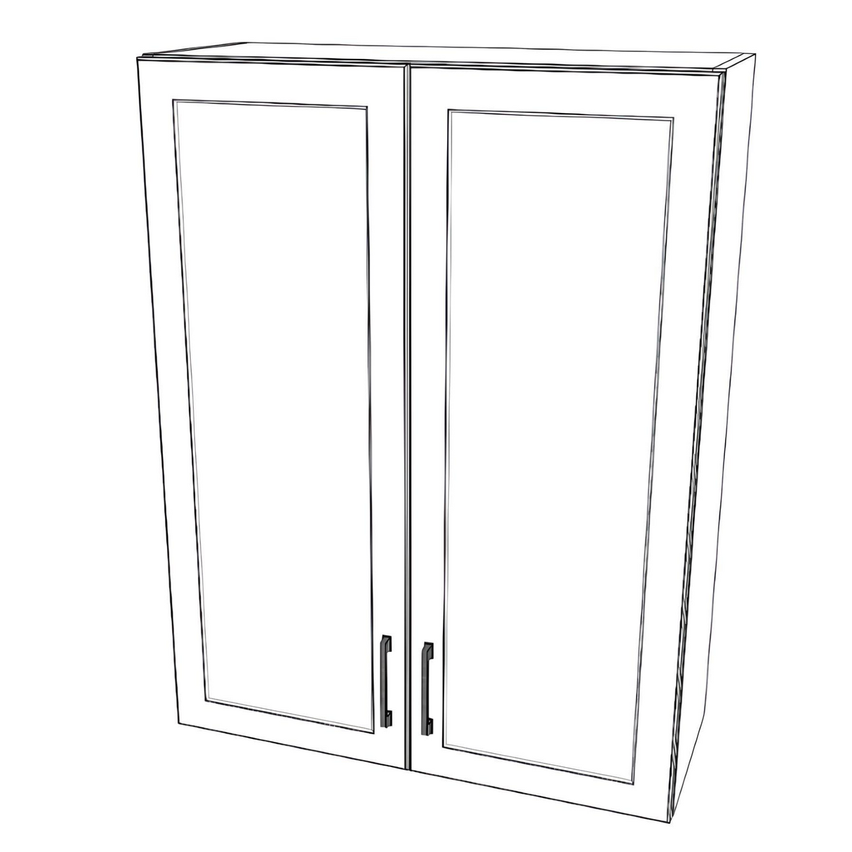 32" Wide x 42" High Wall Cabinet - Thermofoil Doors