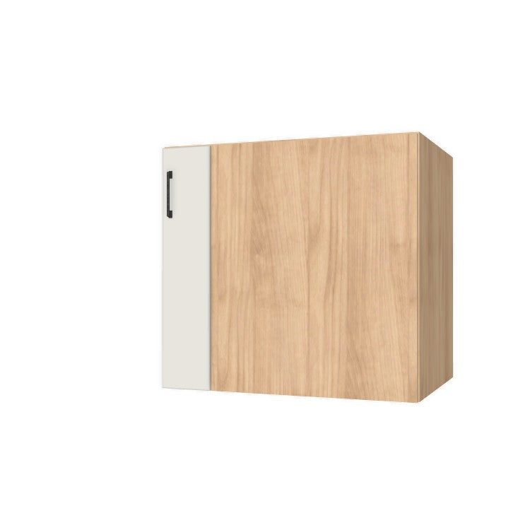 33" Blind Corner Base Cabinet - Door on Right/Left Side - (Hardrock Maple Melamine Boxes - Flat Panel Doors)