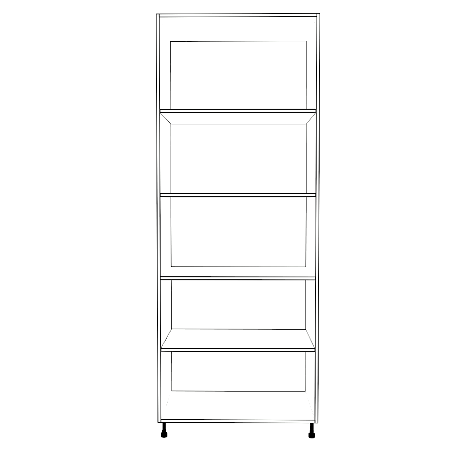 34" Wide Tall Pantry Cabinet - Thermofoil Doors