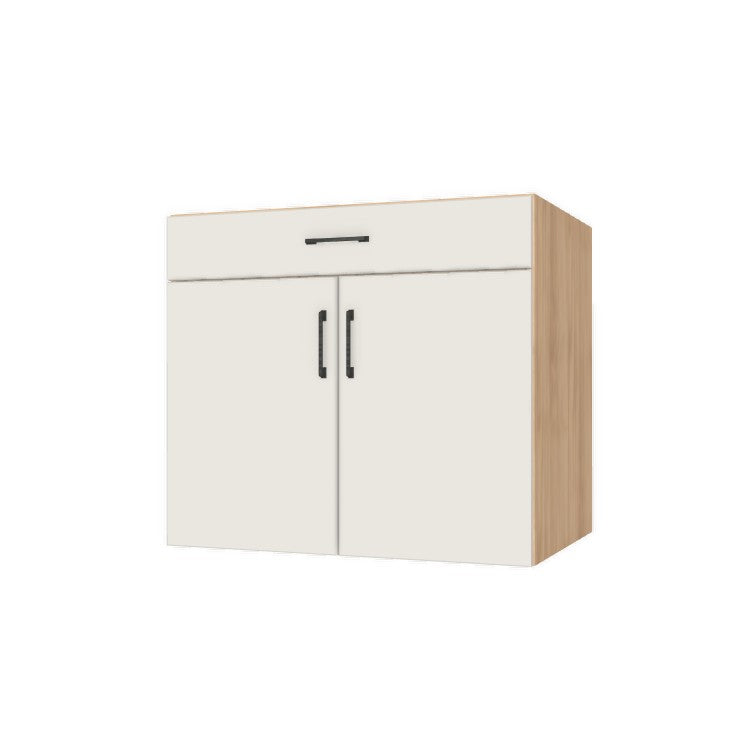 35" Wide Base Cabinet With Drawer On Top - (Ply Wood Boxes - Flat Panel Doors)