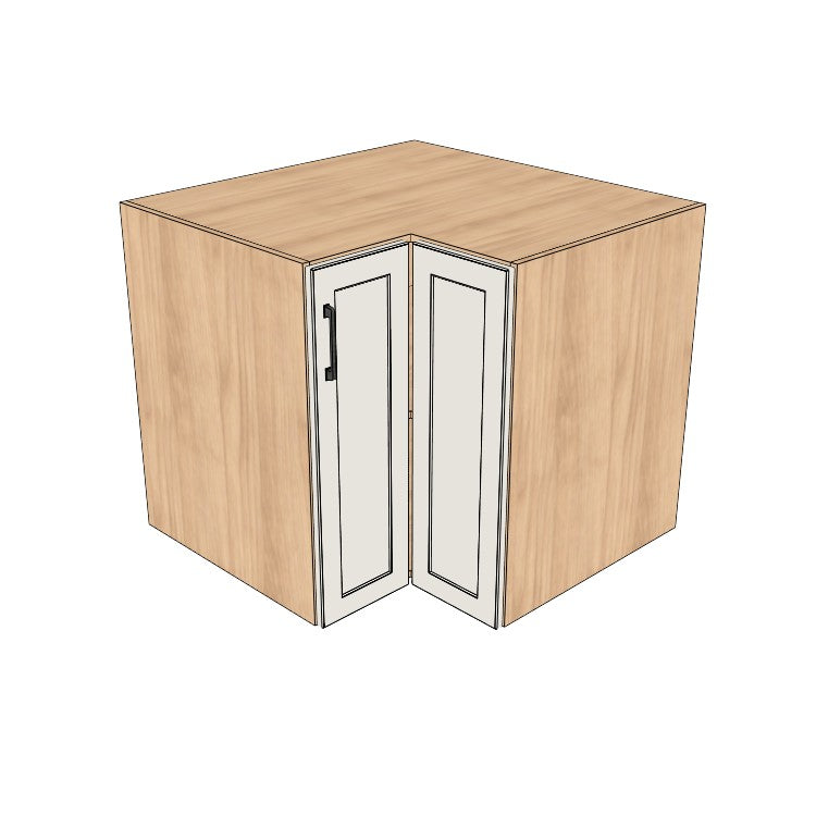 35x35" L Shape Base Corner Cabinet - (Ply Wood Boxes - Painted Doors)