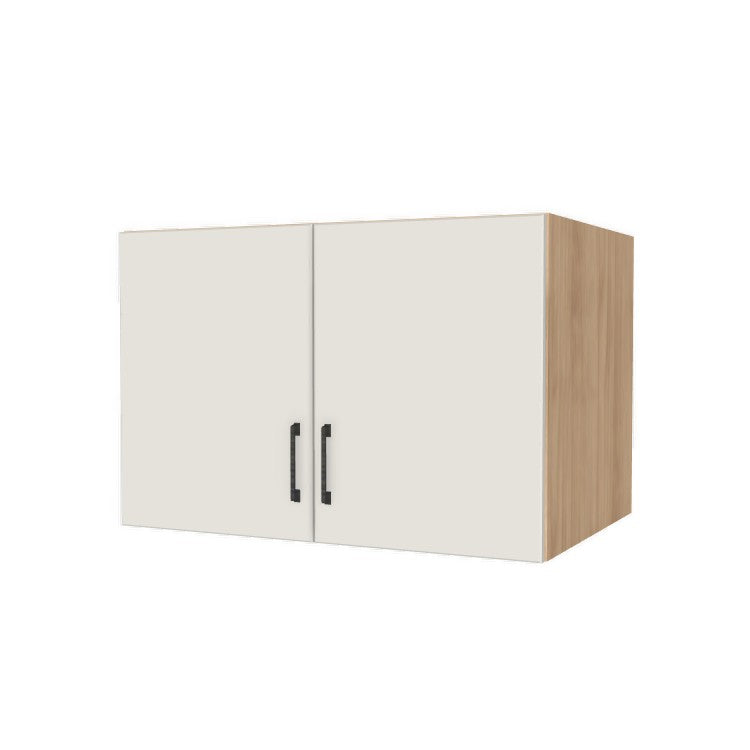 36" Wide x 24" High x 24" Deep Fridge/Stove Cabinet - (Hardrock Maple Melamine Boxes - Flat Panel Doors)