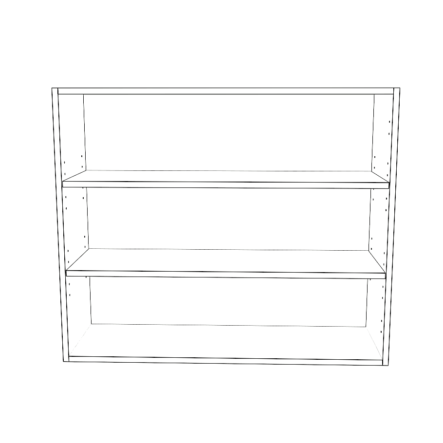 36" Wide x 30" High Wall Cabinet - Painted Doors