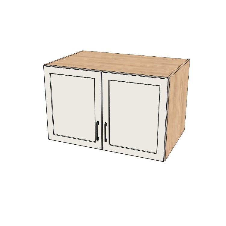 38" Wide x 24" High x 24" Deep Fridge/Stove Cabinet - (Ply Wood Boxes - Painted Doors)