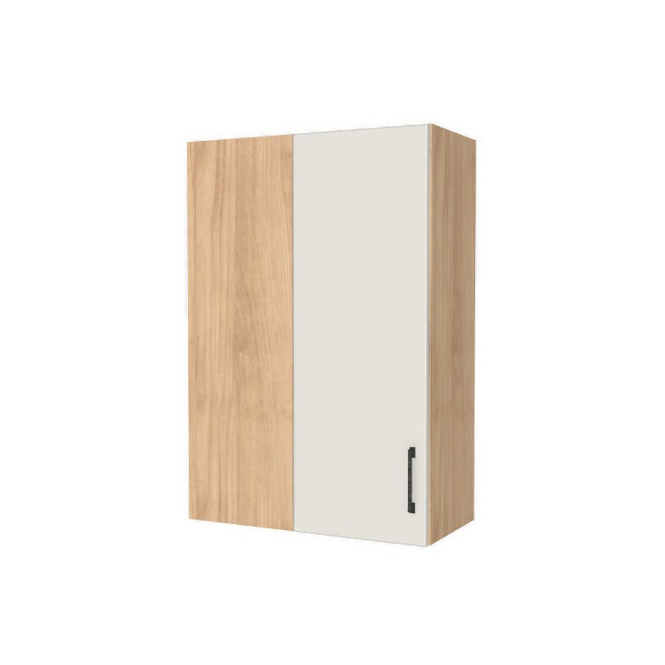 26" Wide 38" High Blind Corner Wall Cabinet - Door on Right/Left Side - (Hardrock Maple Melamine Boxes - Flat Panel Doors)