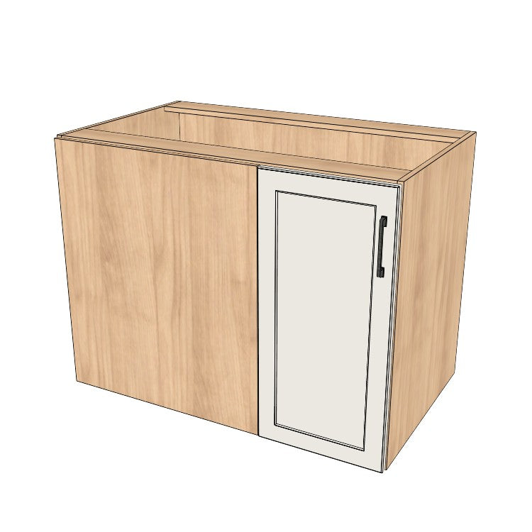 41" Blind Corner Base Cabinet - Door on Right/Left Side - (Ply Wood Boxes - Painted Doors)