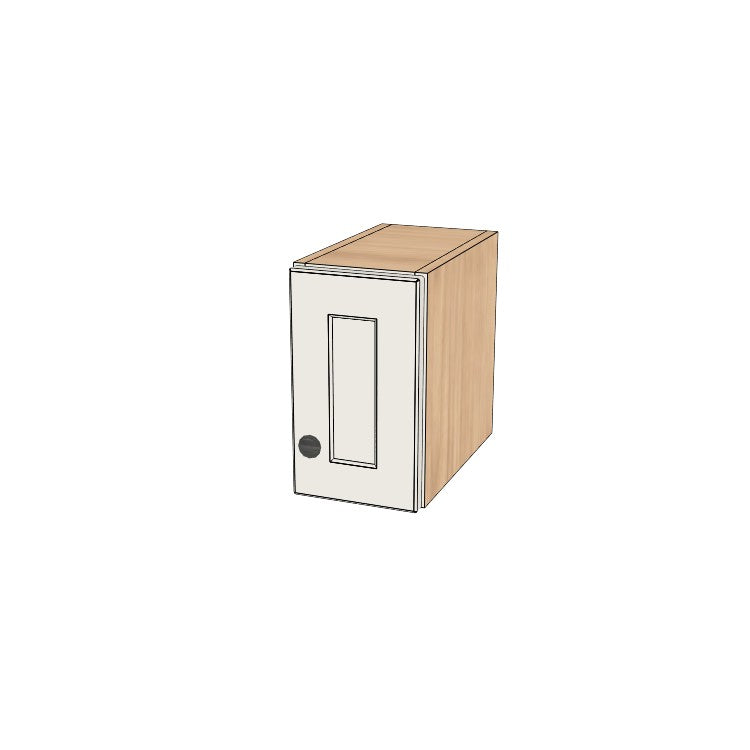 7" Wide x 12" High Wall Cabinet - (Hardrock Maple Boxes - Thermofoil Doors)