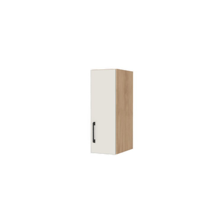 8" Wide x 24" High Wall Cabinet - (Ply Wood Boxes - Flat Panel Doors)