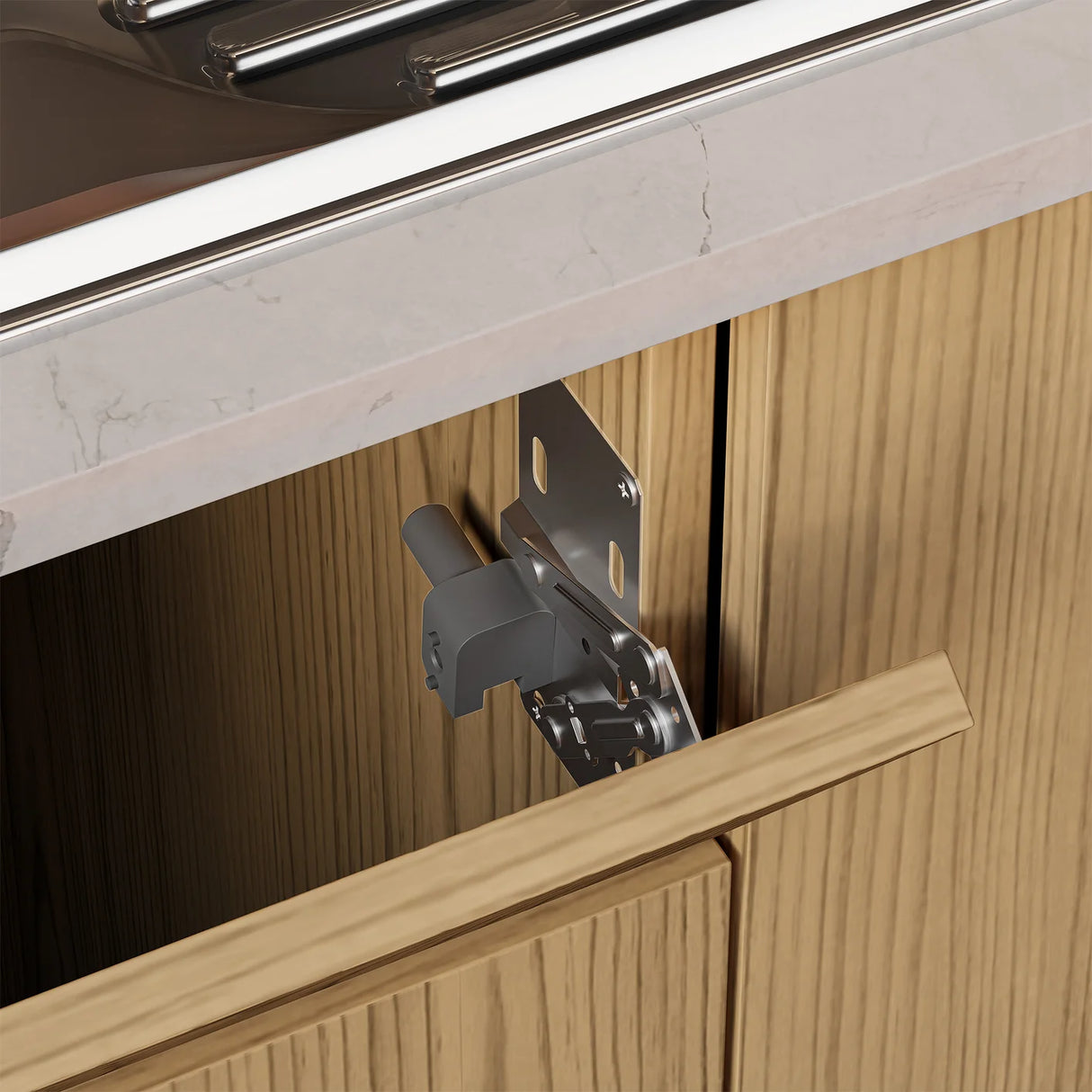 Sink Cabinet Tip Out Hinges - Pair